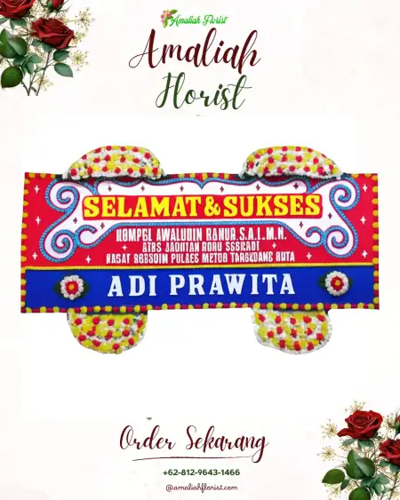 Papan Bunga Ucapan Selamat Baciro
